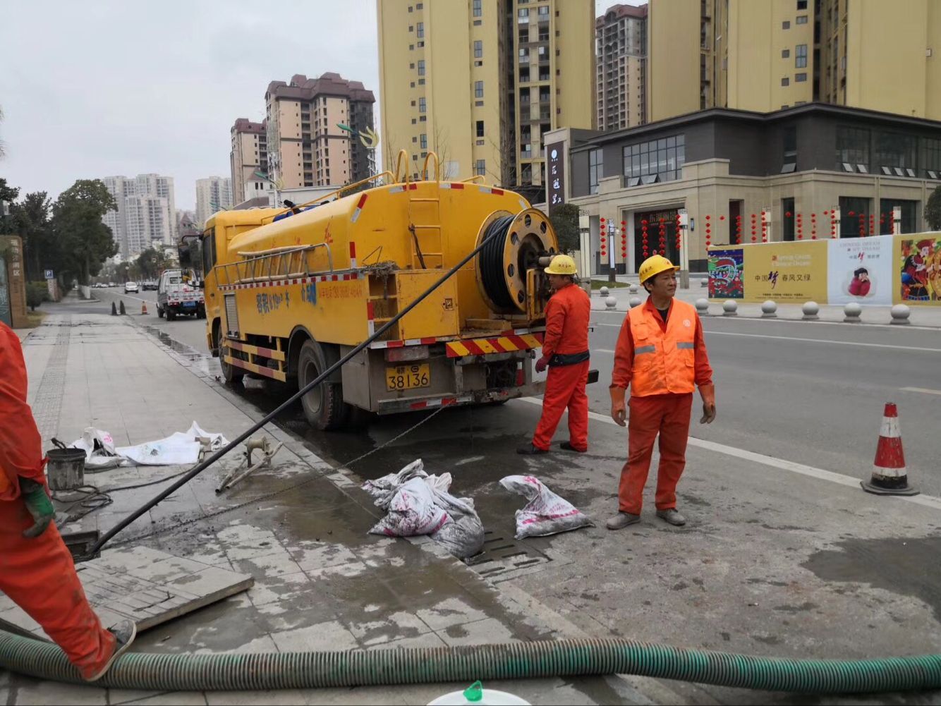 淮南排污管道清淤-管道清洗